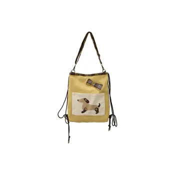 Alcohol dragon Crossbody Bags Yellow