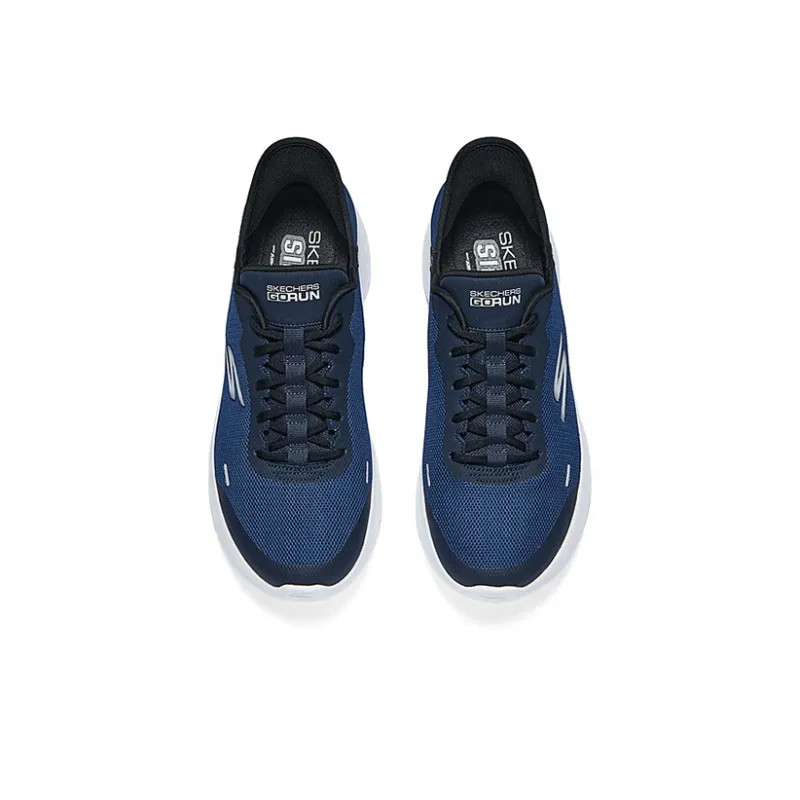 Skechers Anti-Slip Wear-Resistant Low-Top Casual Running Shoes Men's Blue-2