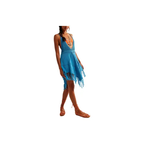 FREE PEOPLE Slip Dresses Women's Malibu Blue