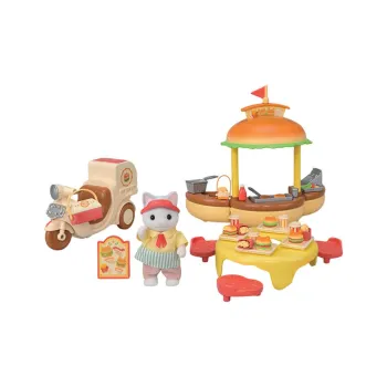 Sylvanian Families Integrated Hamburger Shop Toys