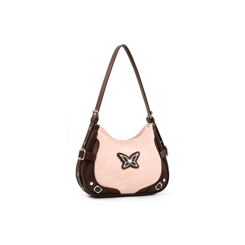 Vigno Synthetic Leather Tote Bag Shoulder Bag Women's Pink/Apricot/Green-7