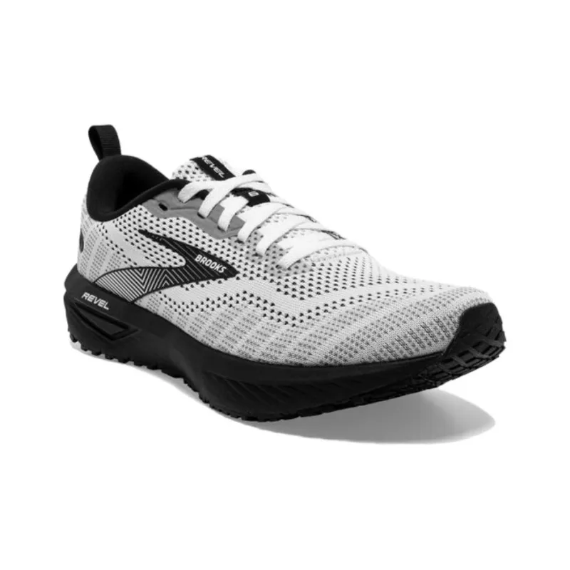 Brooks Women's Revel 6 'White Black' Women's-2