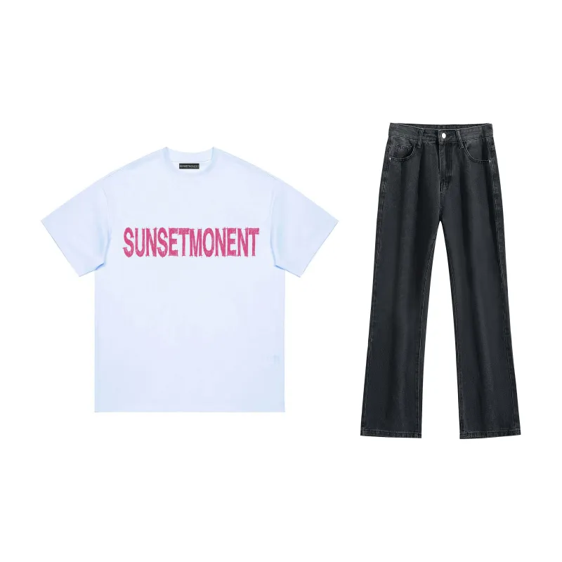SUNSETMONENT Casual Sportswear Unisex-22