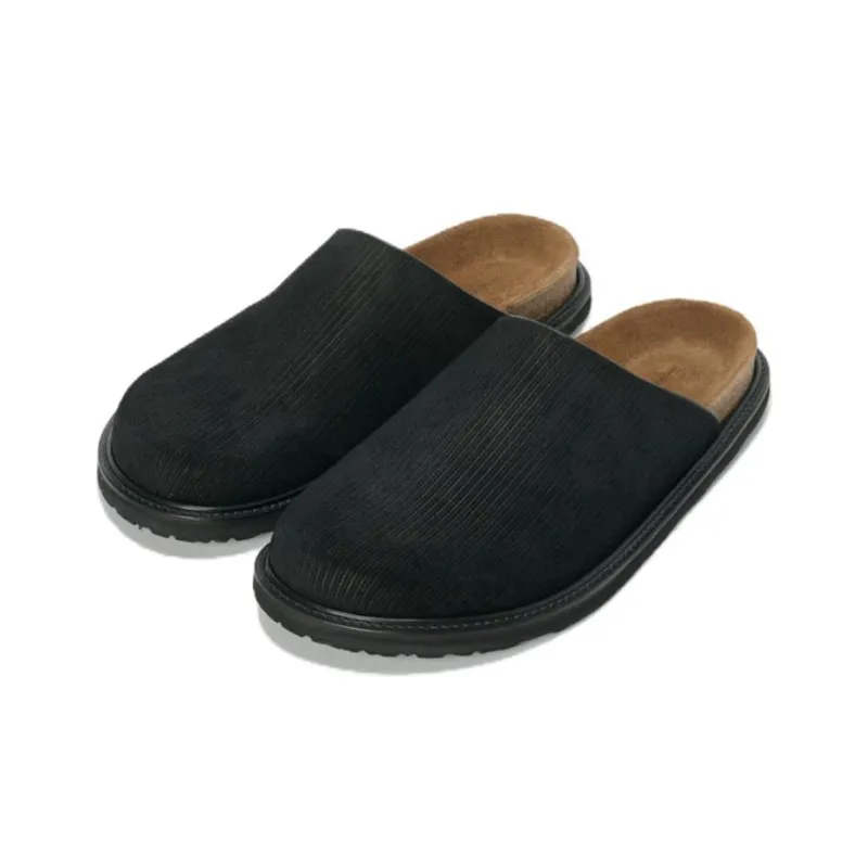 Hender Scheme Wrap-toe Slippers Men's Black-2