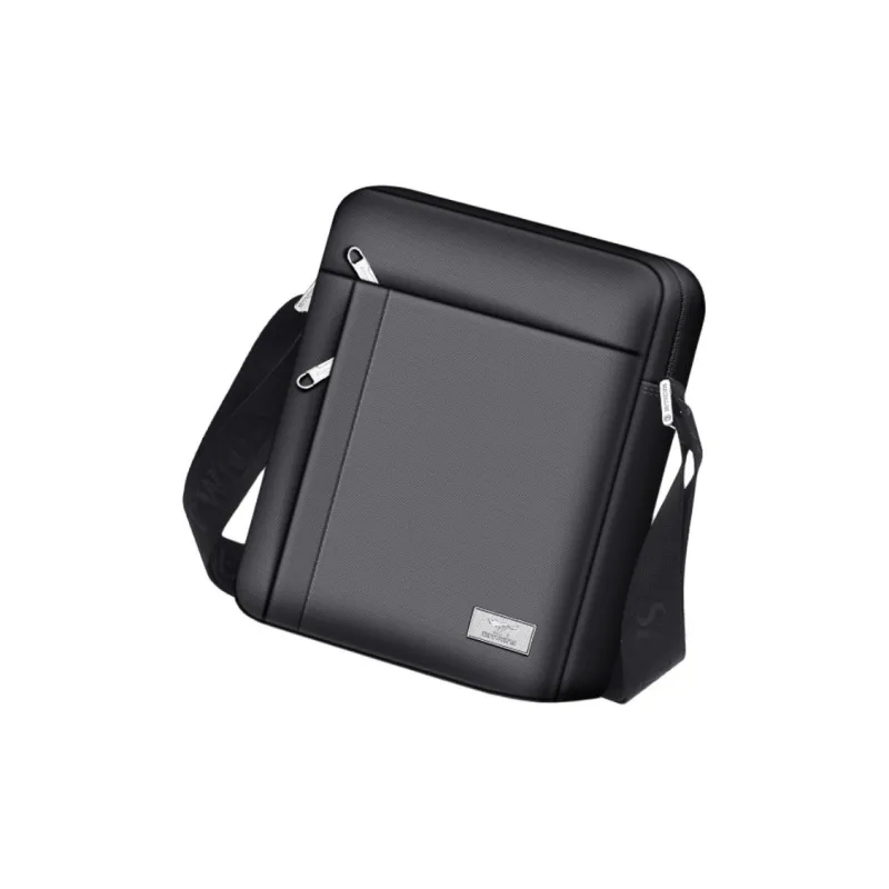 SEPTWOLVES Oxford Briefcase, Crossbody Bag Trumpets Men's Black-3