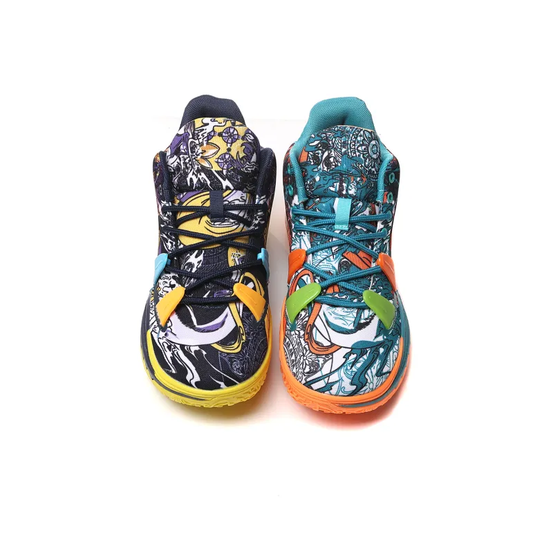 BURCOME Anti Slip Wear Resistant Breathable Moisture Wicking Mid Top Basketball Shoes Unisex-23
