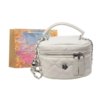 BRINCH Pu Shoulder Bag Crossbody Bag Handbag Regular Women's White Black Silver