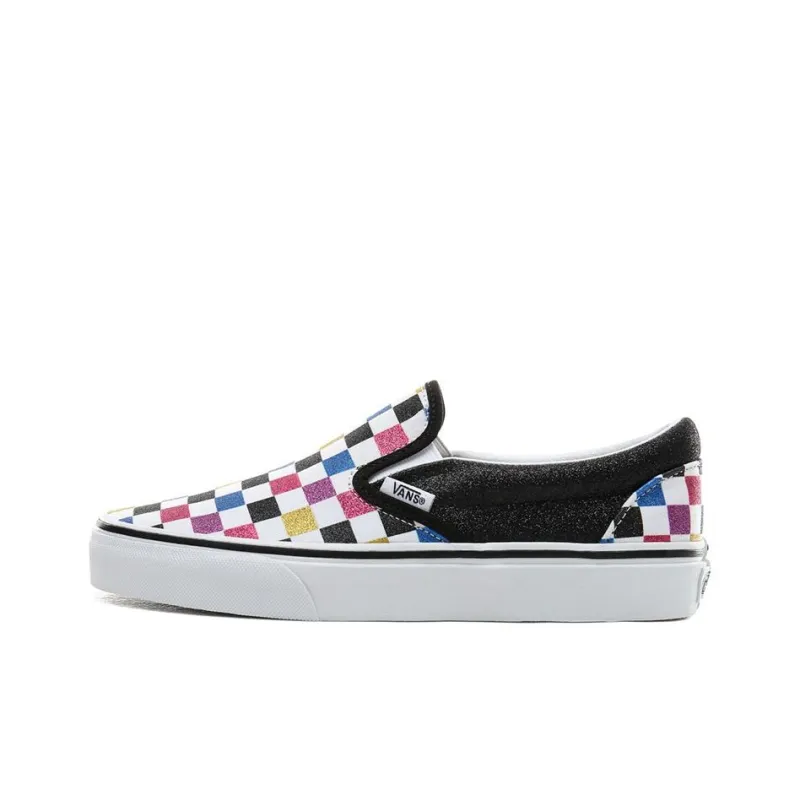 Vans Classic Slip On 'Glitter Checkerboard'-0