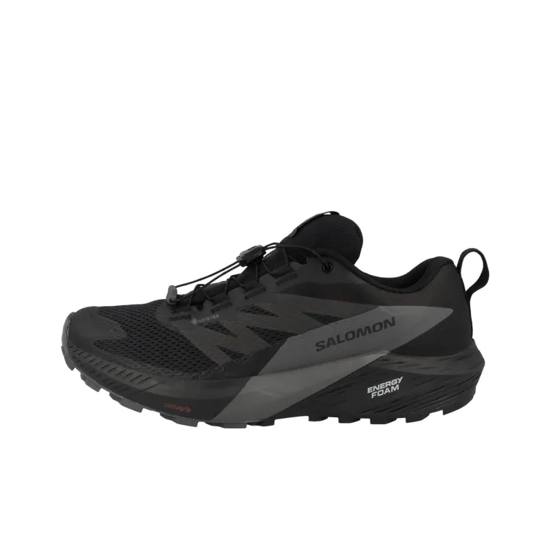 SALOMON Women's Sense Ride 5 GORE TEX 'Black Magnet' Women's-0