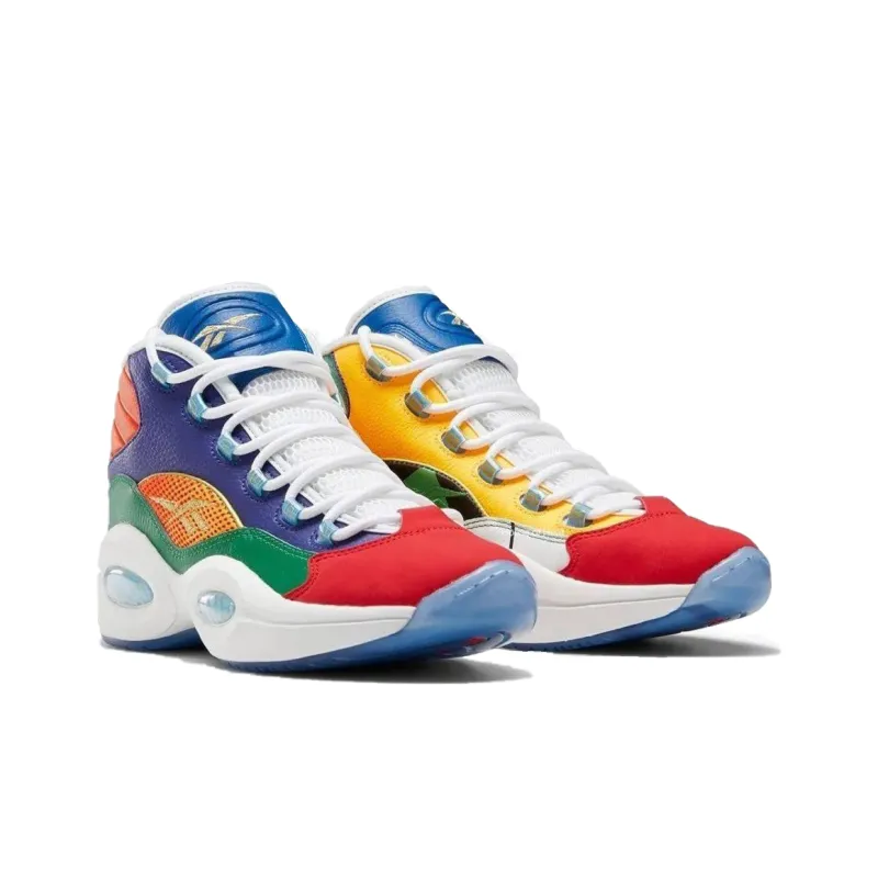 Concepts X Reebok Question Basketball Shoes Men Mid Top Multicolor-2