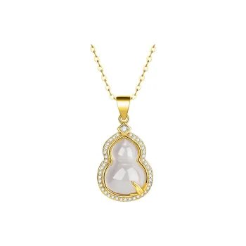 Mom's Gift Chalcedony Jade Necklaces Women's