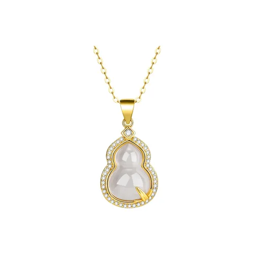 Mom's Gift Chalcedony Jade Necklaces Women's