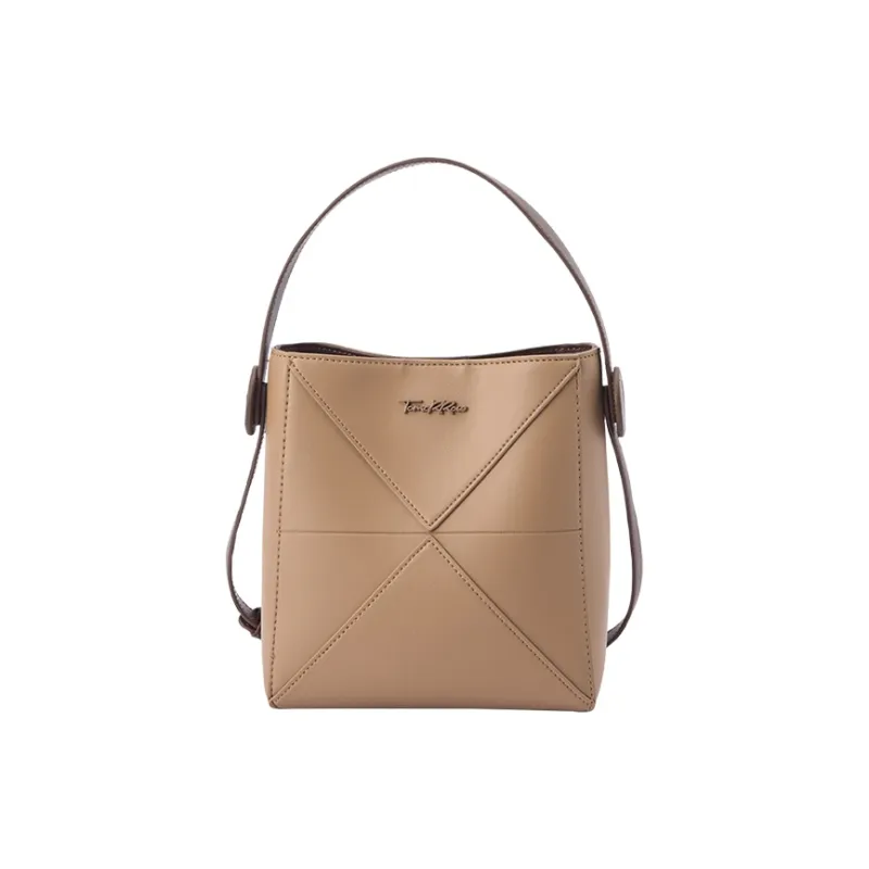 SEM/R PVC Crossbody Bag, Commute Handbag, Shoulder Bag Women's Milk White 10501, Khaki 50604, Caramel Brown 51101-20