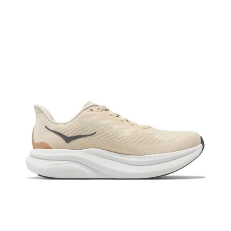 HOKA ONE ONE MACH 6 Cushioning Wear-Resistant Low-Top Running Shoes Unisex Egg Wine-1