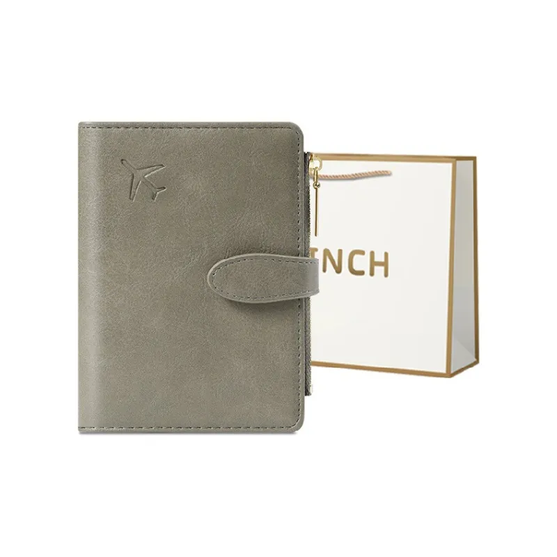 BRINCH PU Passport Wallet Unisex Multicolor-0