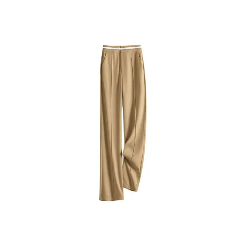 Mo Han Yi Mei Casual Pants Women's Apricot