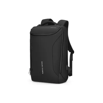 MARK RYDEN Oxford Large Capacity Student Backpack Medium Size Men's Elegant Black/Olive Green
