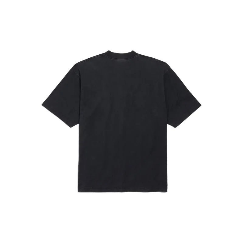 Balenciaga T Shirt Regular Fit Unisex Black-1