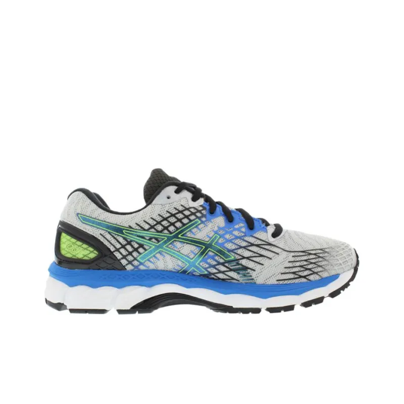 Asics GEL-Nimbus 17 Running Shoes Men Low-Top Blue/Yellow-1