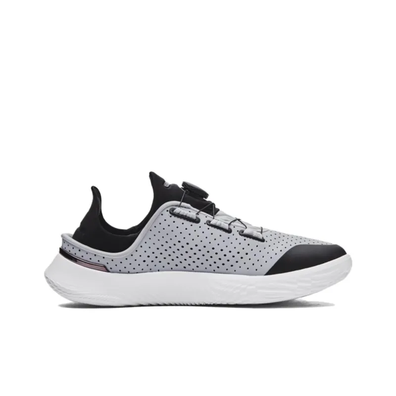 Under Armour SlipSpeed Cushioning Wear Resistant Low Top Training Shoes Unisex Black Gray-1