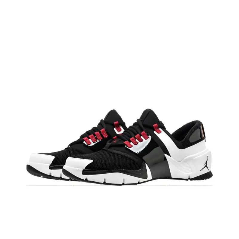 Jordan Alpha Trunner Black White Gym Red-2