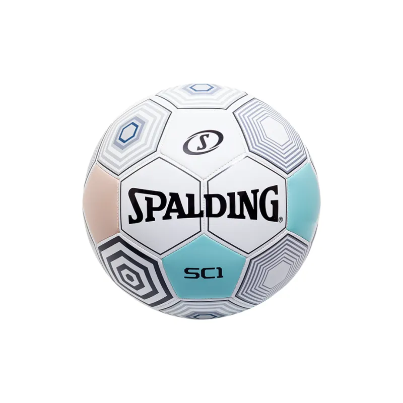 SPALDING Competition Balls Size 5 Soccer TPU Machine Stitched Soccer Ball Unisex White Gray-2