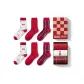 Smile Red/Lucky Red/Plaid Red 1022