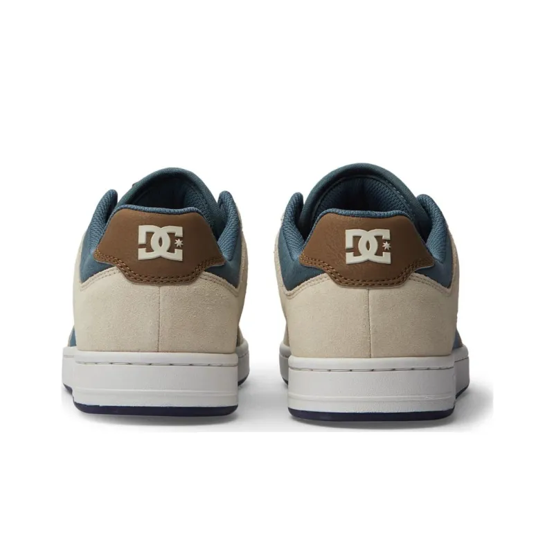 DC Shoes Low Top Skateboard Shoes Men's Blue Brown-4
