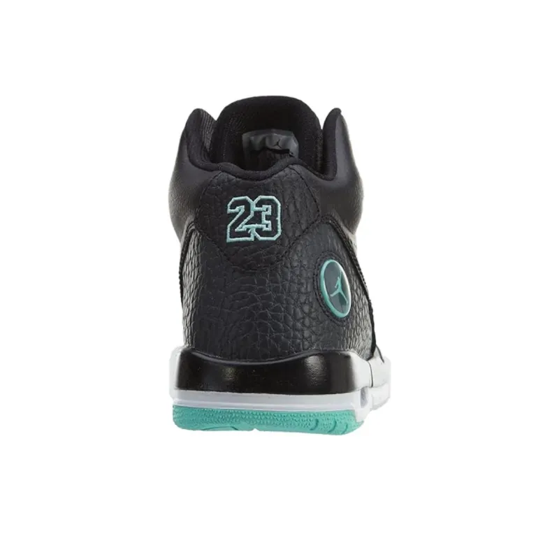 Jordan Flight Tradition Black/Hyper Turquoise White-3
