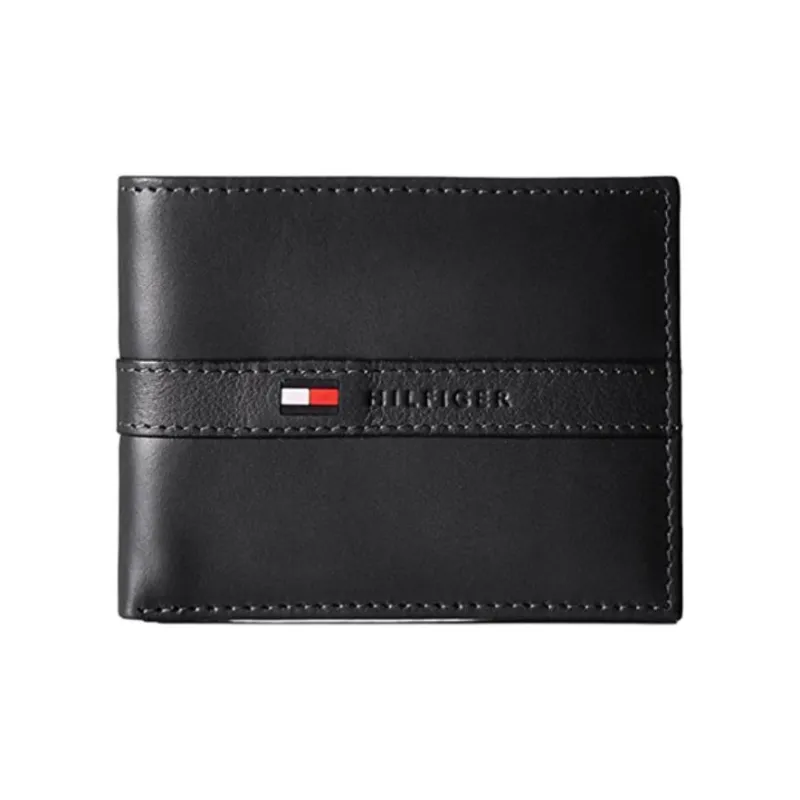 Tommy Hilfiger Synthetic Leather Wallet Regular Men's Black-0