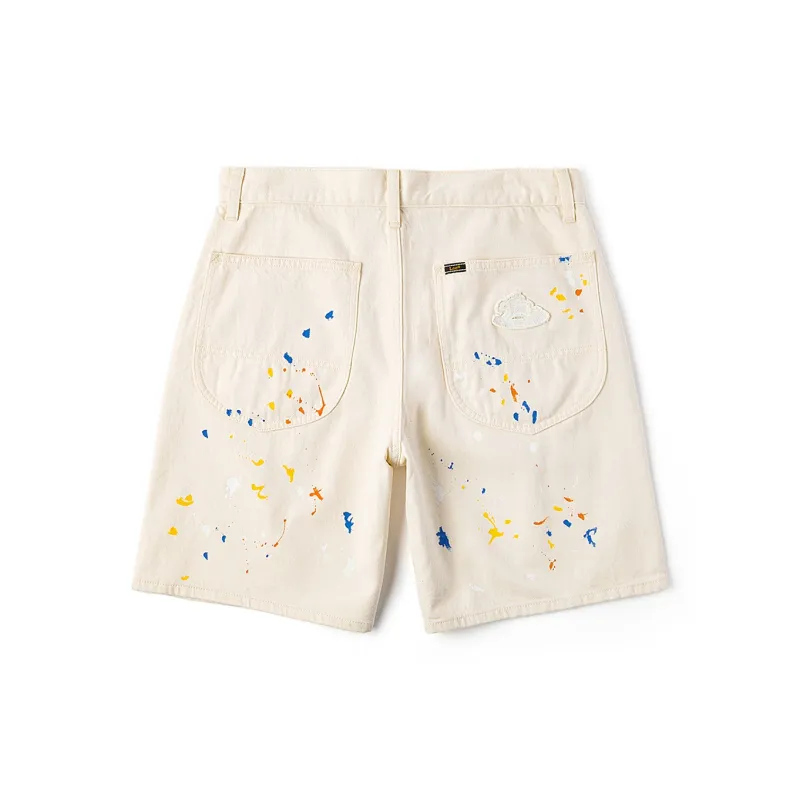 Melting Sadness X Lee Casual Shorts Unisex Ivory-1