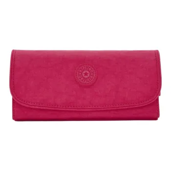 Kipling Recycled Polyamide Wallet Large Size Women's Paper Shred Pink