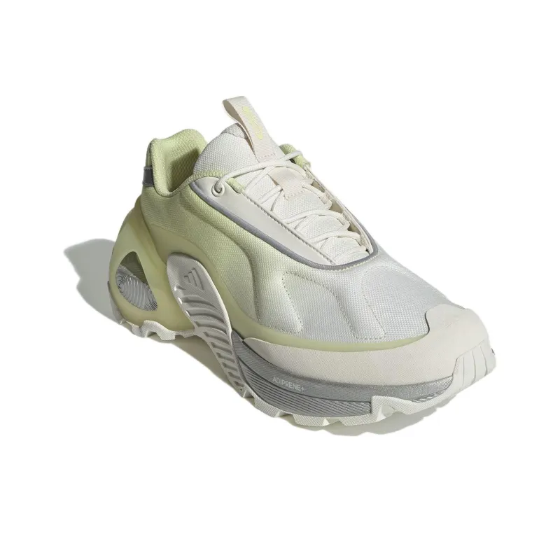 Adidas Edge Runner Anti Slip Wear Resistant Low Top Casual Running Shoes Unisex White Yellow-2