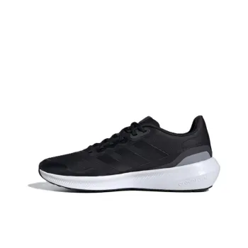 Adidas Runfalcon 3.0 Anti Slip Wear Resistant Low Top Running Shoes Unisex Black