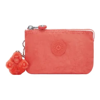 Kipling Recycled Polyamide Wallet Small Size Women's Coral