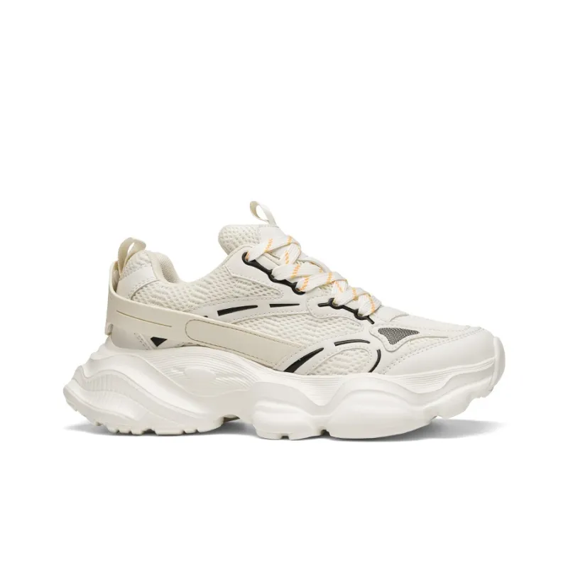 Magelly Chunky Sneakers Men Low Top Beige-1
