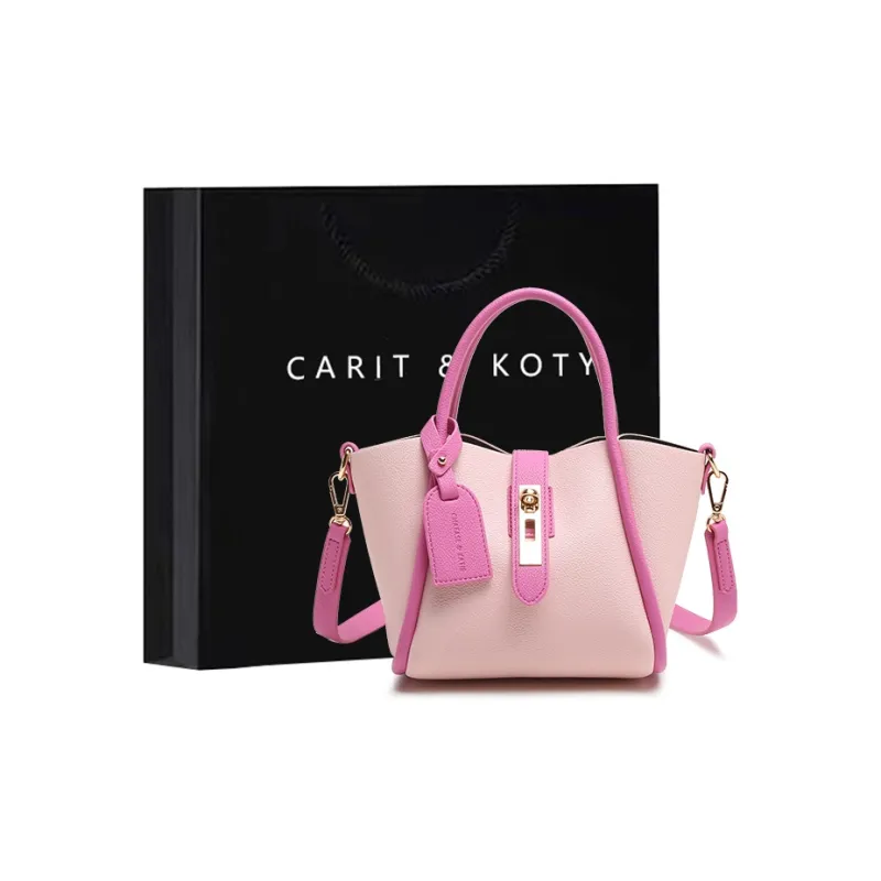 Carit&Koty Polyurethane/Synthetic Leather One Shoulder Handbags Regular Women's Pink-0