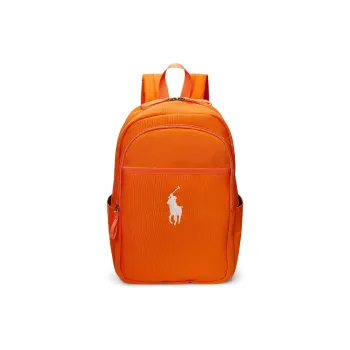 Polo Ralph Lauren Polyester Backpack Medium Size Kids' Orange