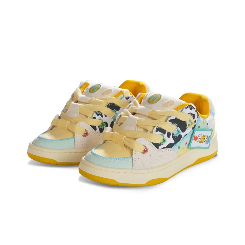 Ollieskate Slip Resistant Quick Dry Low Top Skateboard Shoes Unisex Cow Xiaoxin Color Scheme-3