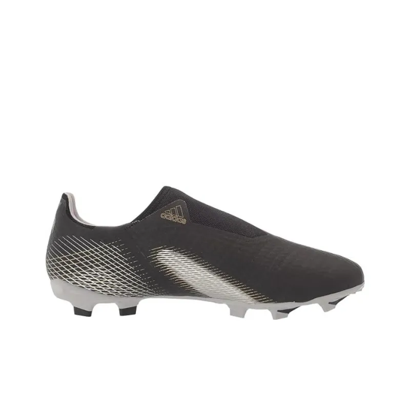 Adidas X Ghosted.3 Laceless Fg Black Metallic Gold-1