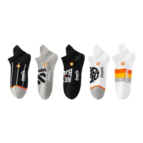 HANADASOX Ankle Socks Men's 5 Pack Mixed Color