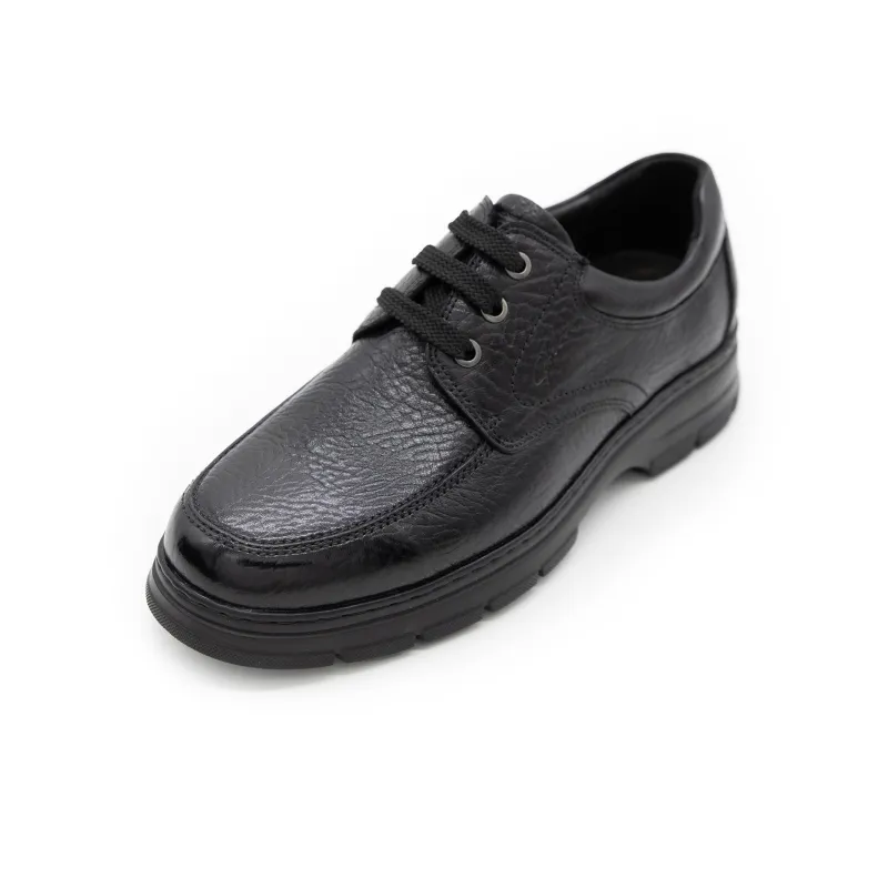 Satchi Men's Casual Shoes Platform Leather Shoes, Casual Shoes Men's Black-1