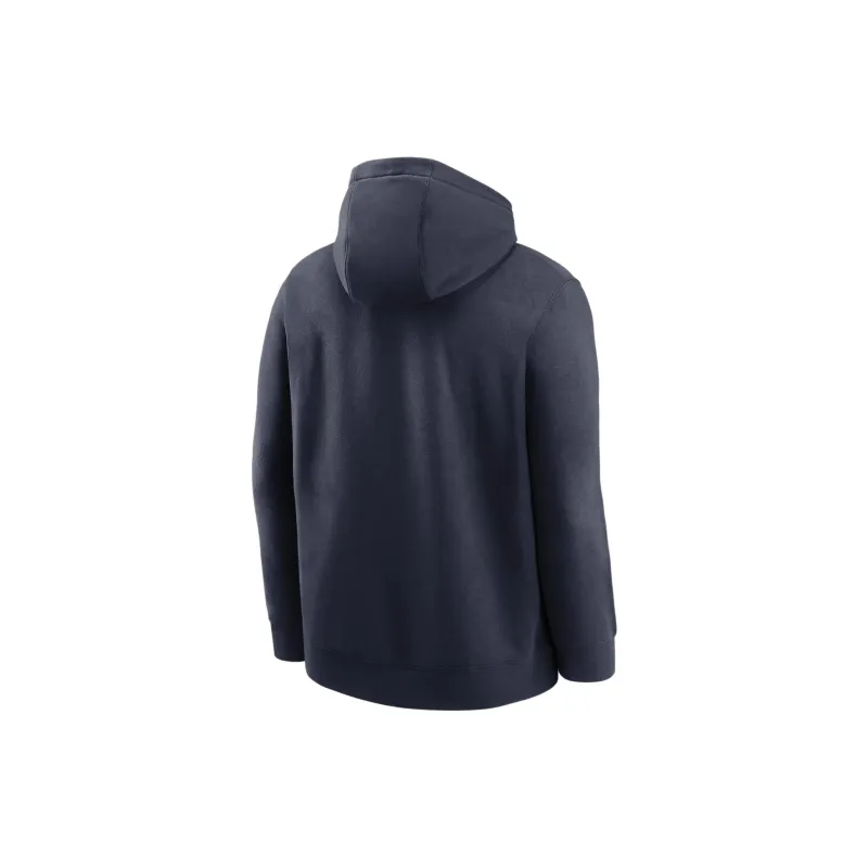 Nike West Virginia Mountaineers Primetime Evergreen Club Primary Logo Men's Nike College Pullover Hoodie-1