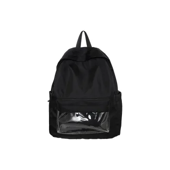 KAKAXI Nylon Backpack Unisex Black/Gray/Pink/Blue