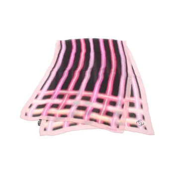 CHANEL Silk Silk Scarves Women's Pink