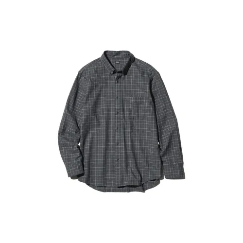 UNIQLO Shirts Unisex Dark Gray