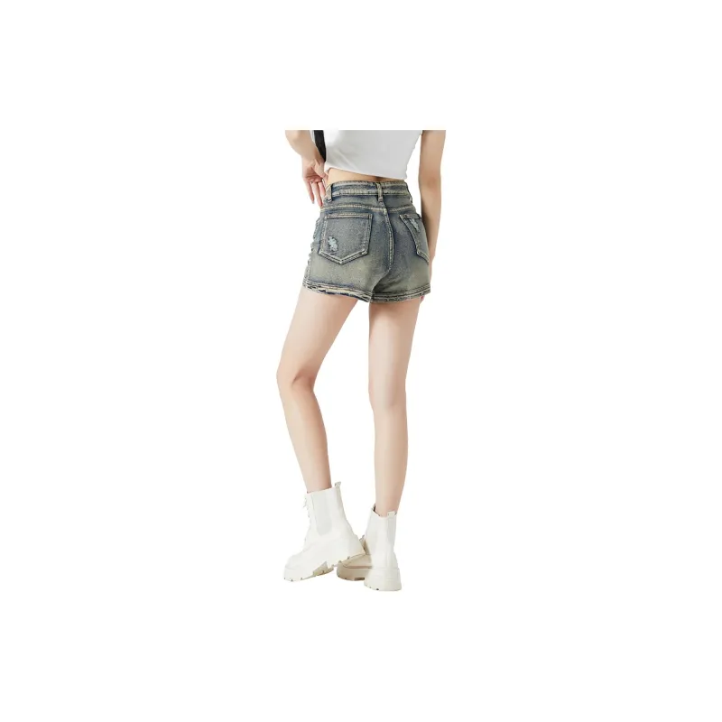 Jifffly Denim Shorts Women's-9