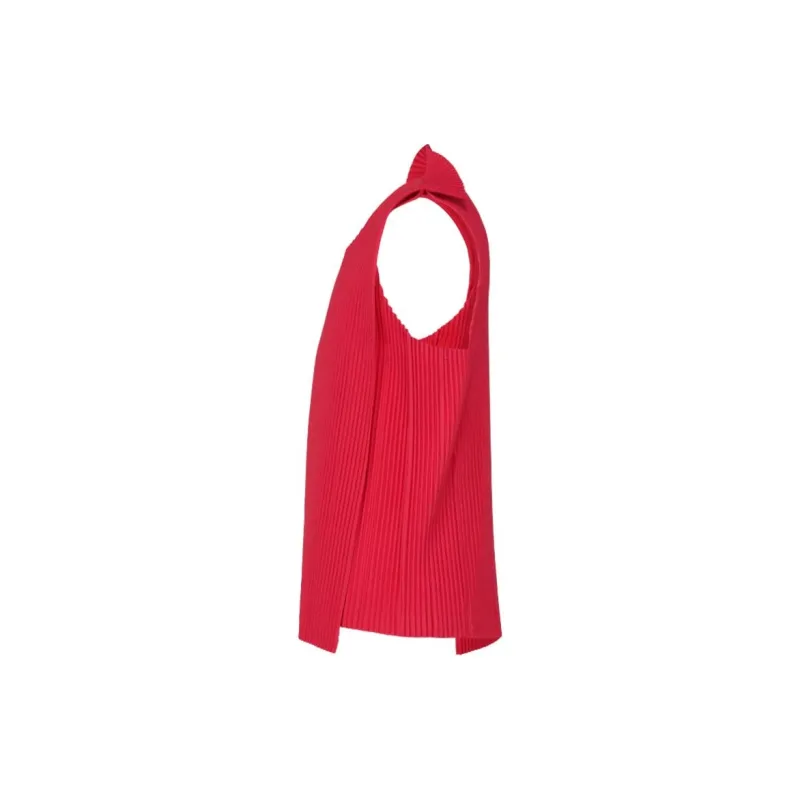 Homme Plissé Issey Miyake T-Shirt Men's Cherry Red-3