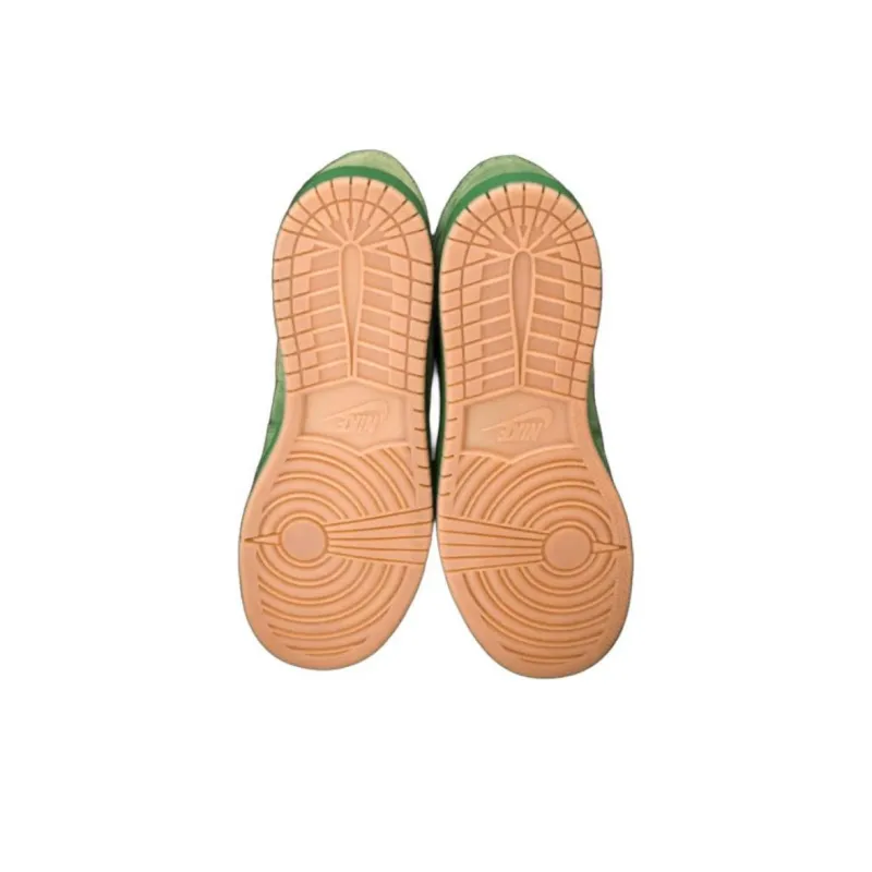 Jordan Air Jordan 1 Cushioning Anti Slip And Wear Resistant High Top Vintage Basketball Shoes Men's Green-4
