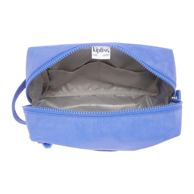 Kipling Recycled Polyamide Toiletry Bag Large Size Women's Havana Blue-3